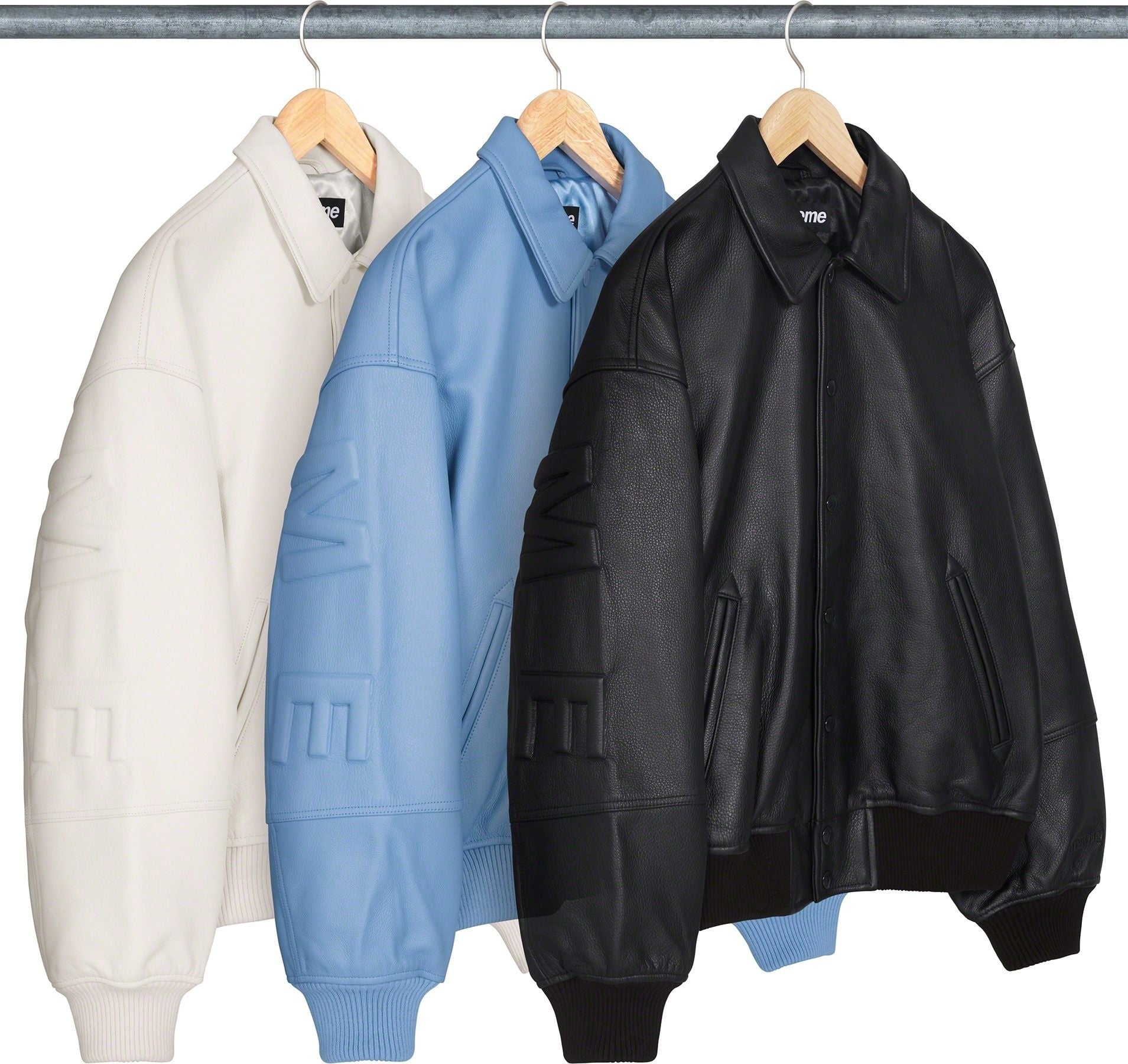 GORE-TEX Infinium WINDSTOPPER® Leather Varsity Jacket